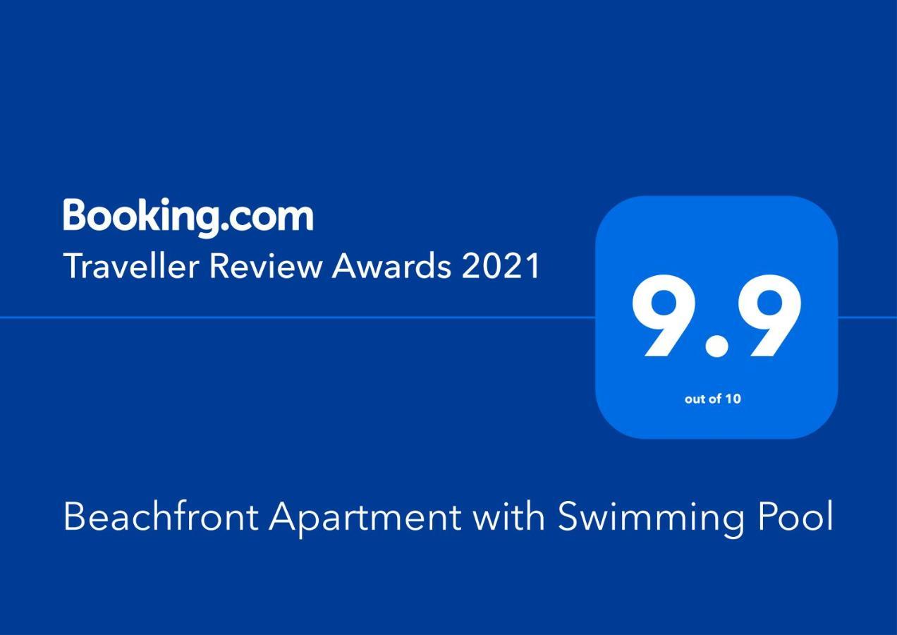 Beachfront Apartment With Swimming Pool Минделу Экстерьер фото